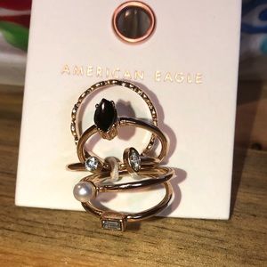 2 For $14💕American Eagle Gold Stacking rings